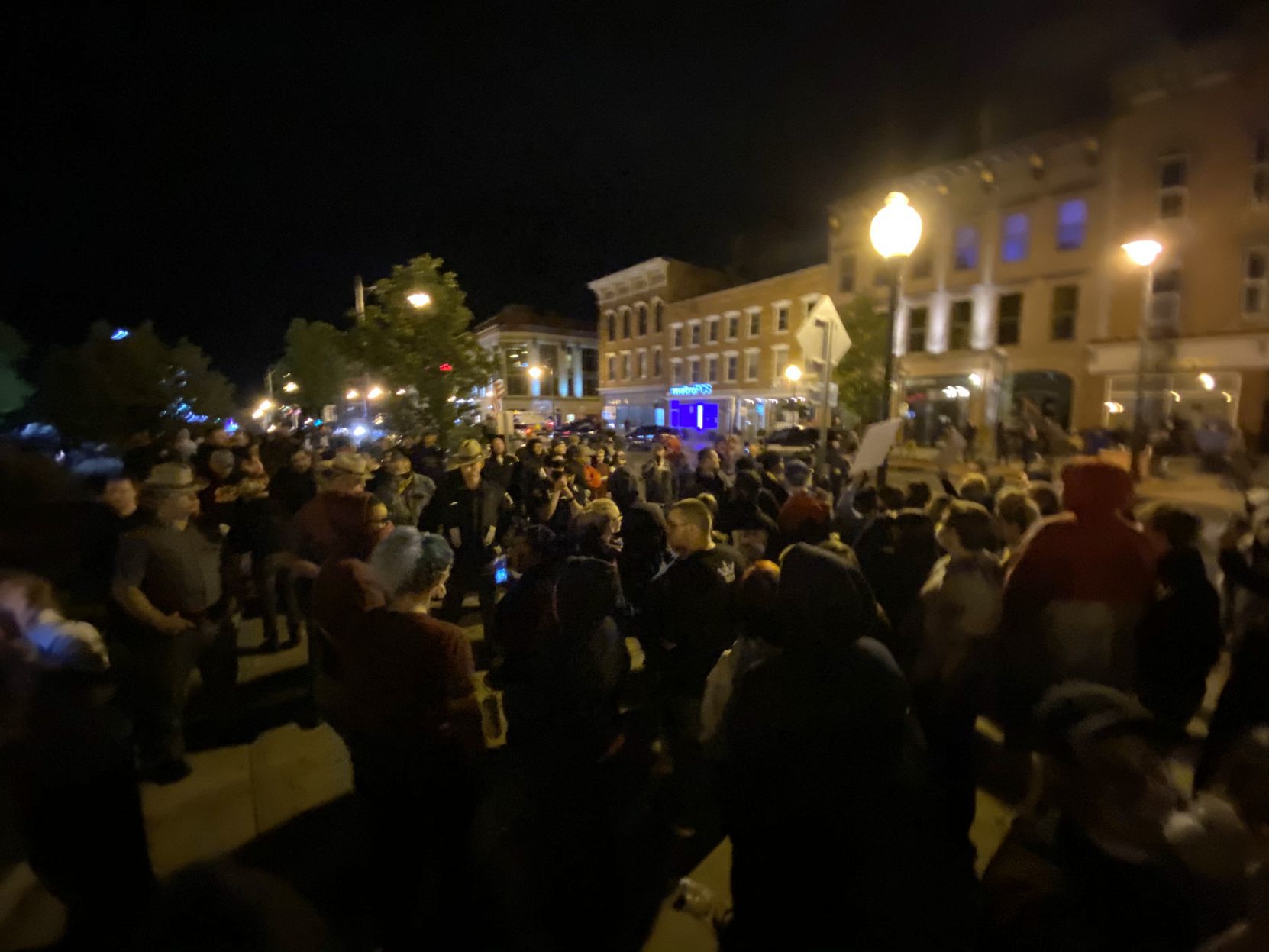 Centennial Circle protest